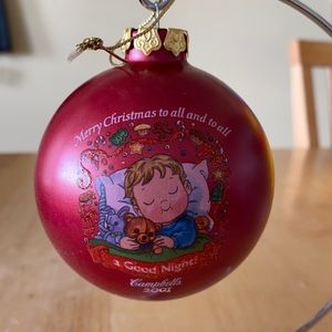 Campbell’s Soup collectible glass ornament (2001)